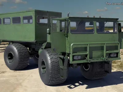  All-terrain Passenger Truck Rigged 