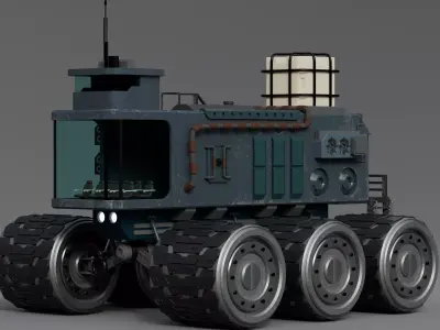 Explore ULT EX-6 Rover- 3D Vehicle 3D model