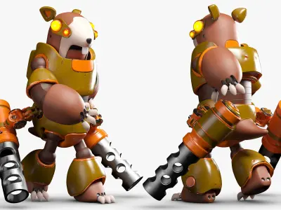 Rodent Robot 3DS Max 3D model