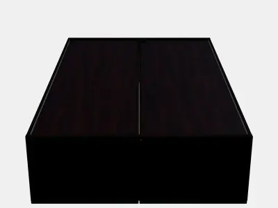 BESTA Storage combination w glass doors 1 Low-poly 3D model