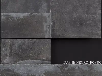 Keros Dafne Negro 400x800 3D model