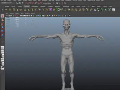 Alien OBJ 3D model