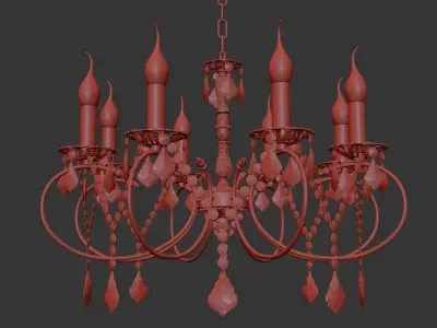 Chandelier Lumene 1 1 8 602 GB  3D model
