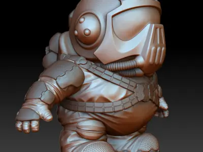 Super Short Shock Trooper 3D print model