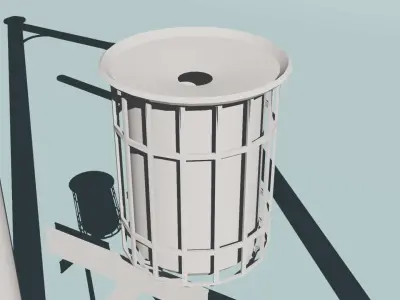 City Street Misc Asset Pack  3D model