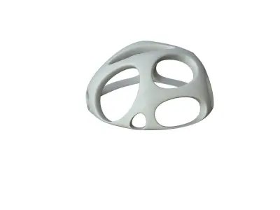 SciFi Cube Object No 51514 Low Poly Shape Low-poly 3D model