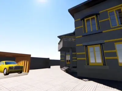 Dubai Most Luxurious Mansion model 3D model