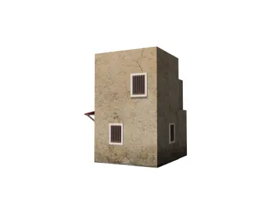 Middle Eastern Style Building - PBR Game Ready Low-poly 3D model order