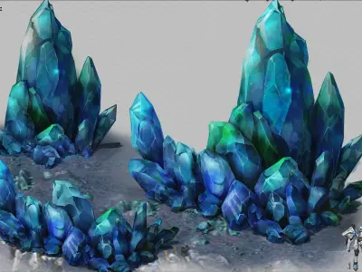 Energy - Crystal 03 3D model