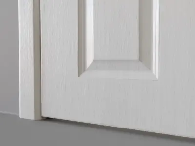 White Door 3D model