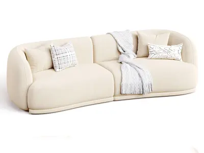 Sofa Ivoire Dantone Home 3D model