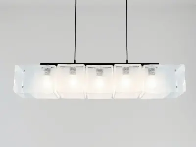 Modern Material Light Pack Low-poly 3D model