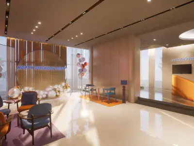 Celebration Event Place - Cafe A 3D model