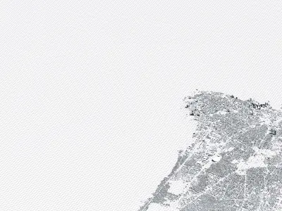 Beirut Lebanon City Landscape 3D Model 3D model