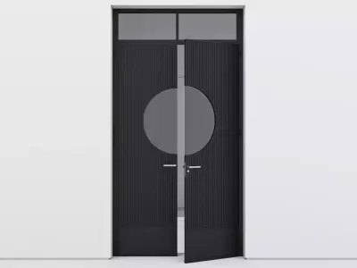 Aluminium door 326 3D model