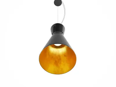 De Majo Memory Gold Black S Suspension lamp - Chandelier 3D model
