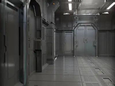 sci fi asets 3ds pjct v6 2 3D model