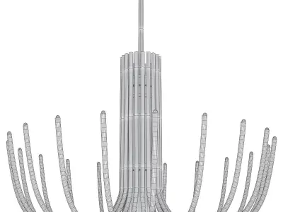 STARDUST LARGE CHANDELIER BY STUDIO MAURIZIO DI MAURO Low-poly 3D model