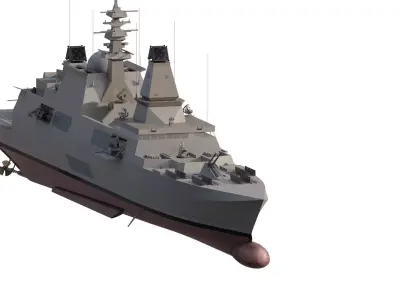 GREEK ADVANCED NAVY DESTROYER 3D model