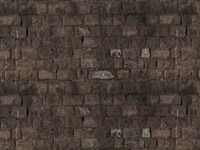 Old Stone Wall Pbr Texture