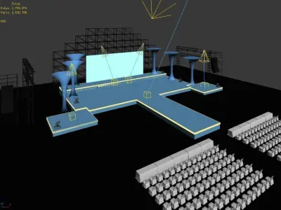 Carnival stage 14 3D model