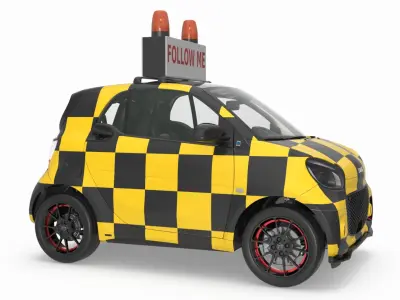  Smart Car Follow Me Airport Vehicle Simplified 