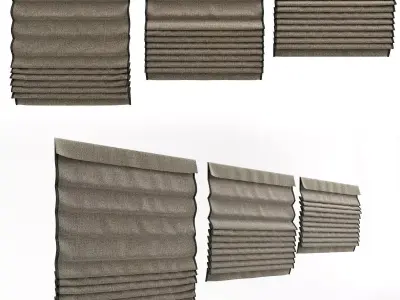 Roman shades 2 3D model