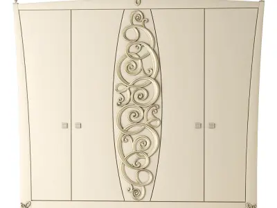 Lanpas Blue Diamond 2300E wardrobe Low-poly 3D model