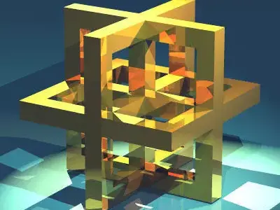 Leonardo da vinci cube 3D model