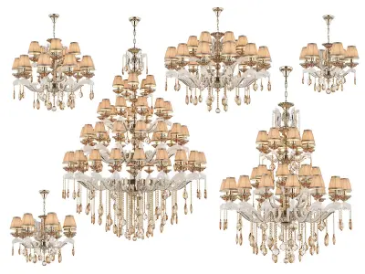 89228 Osgona Collection of Vintage Lamps 3D Model Pack