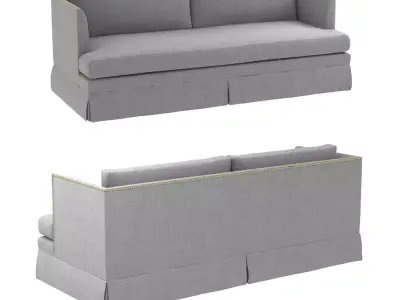 MARIELLA SKIRTED SOFA by mitchell gold and bob williams 3D model