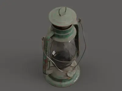 Oil Lantern  3D model