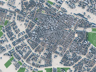 Foggia City Italy 3D model