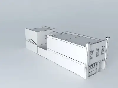 Row House 2 Free 3D model