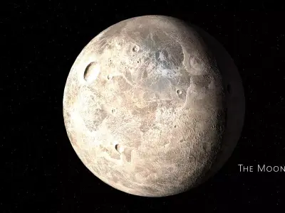 moon 3d model 3D model