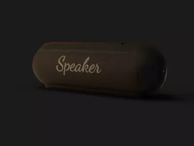 Bluetooth Speakers GameReady - LowPoly with PBR Material Low-poly 3D model