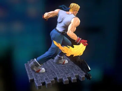 Axel Stone Streets of Rage Miniature 3D print model