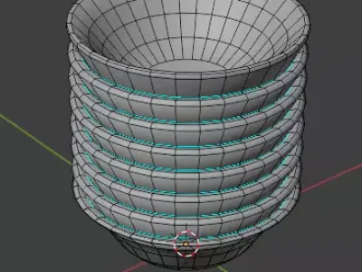 PBR Noodle Bowl Asian Kitchen Prop Free 3D model