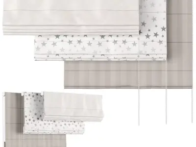 Roman Curtains 165 Surrey Lifestyle ILUMIN8 3D model