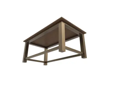 Modern Coffee Table Low-poly 3D model buy