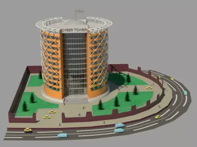 Exterior  architecture appartment 3D print model