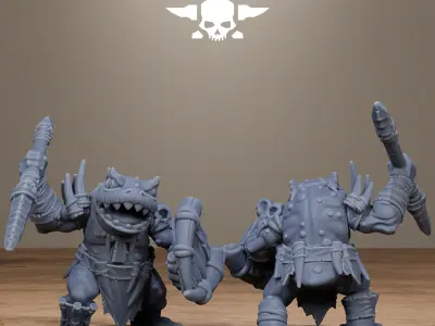 Bogkin Heavies 3D print model