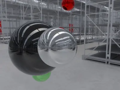 HDRI - Warehouse Interior 8 Texture