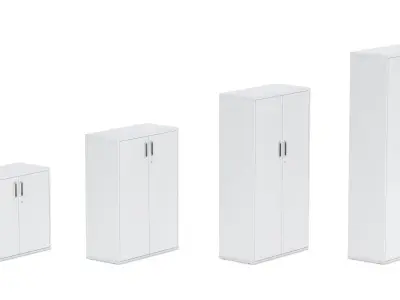 Herman Miller Paragraph Storage Cabinet 4 3D model