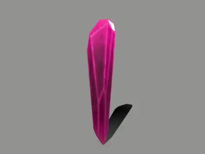 Crystal Set Low-poly 3D model 12