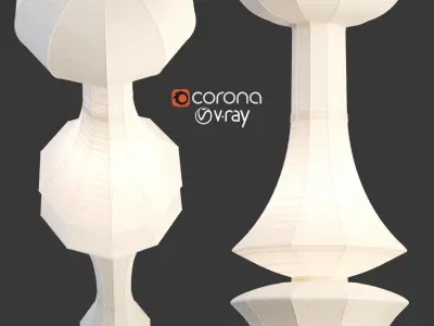 Vitra Akari E 3D model