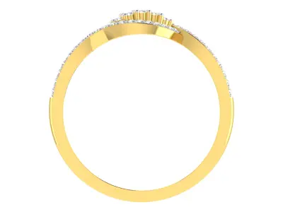 Women Ring  Render 3dm STL OBJ FBX MGX Details 3D print model 6
