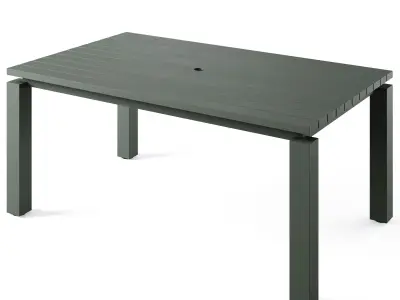 Walker Metal Outdoor Dining Set  3D model
