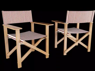 The Directors Chair 3D model