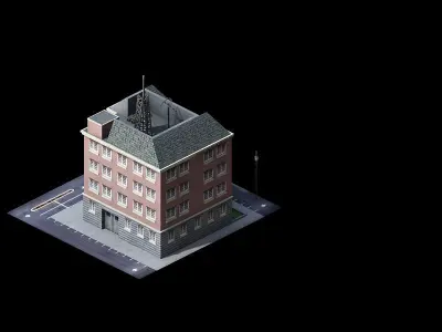 Heterogeneous - Building 06 3D model